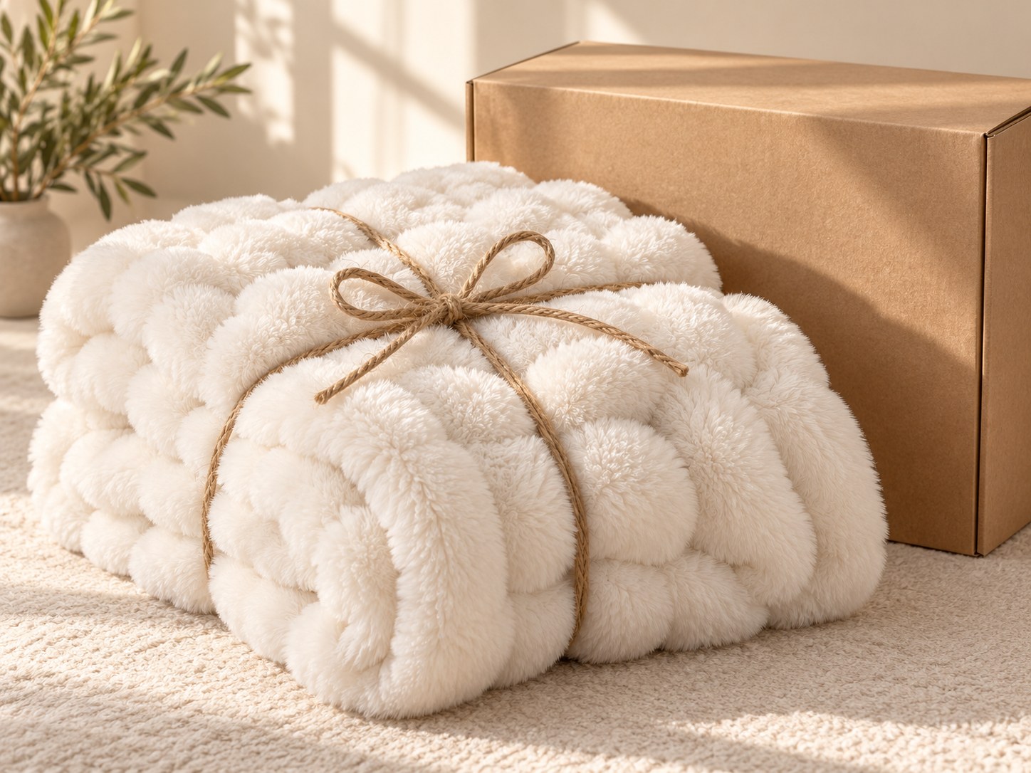 Faux Fur Throw Blanket photo 5