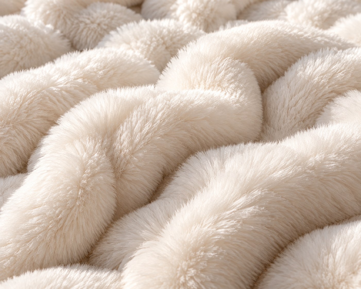 Faux Fur Throw Blanket photo 3