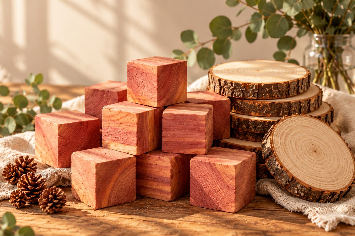 Cedar and wood