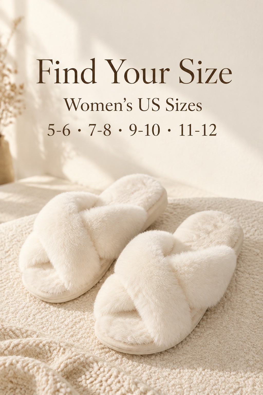 Fuzzy Cross Band Slippers photo 6